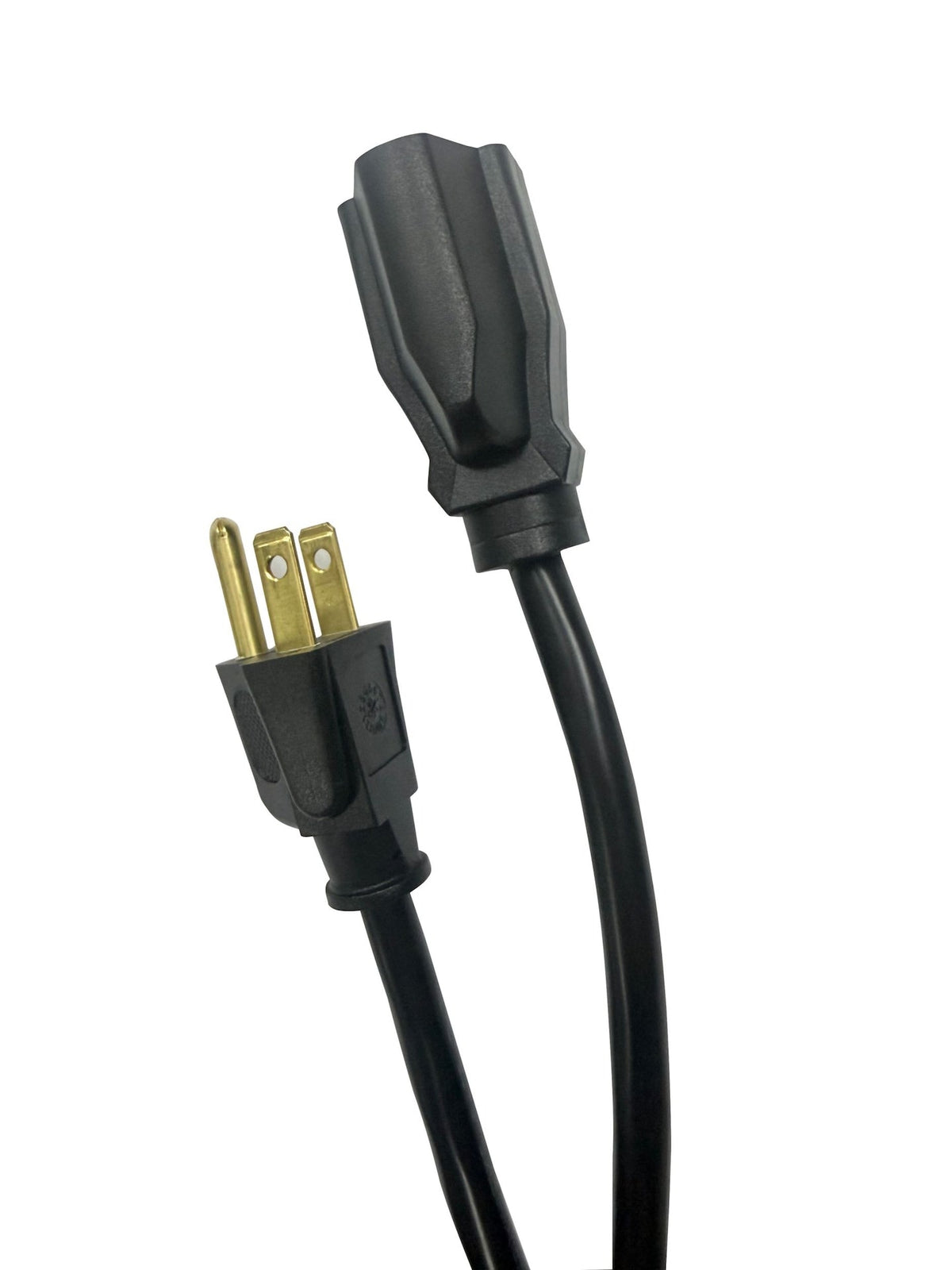 20' 16 Gauge 1-Tap Outdoor Extension Cord, Black H4R6 - product image 1