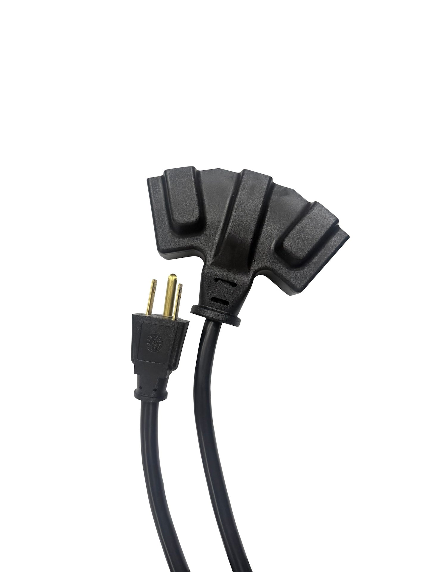 20' 16 Gauge 3-Tap Outdoor Extension Cord, Black B3Z8 - product image 1