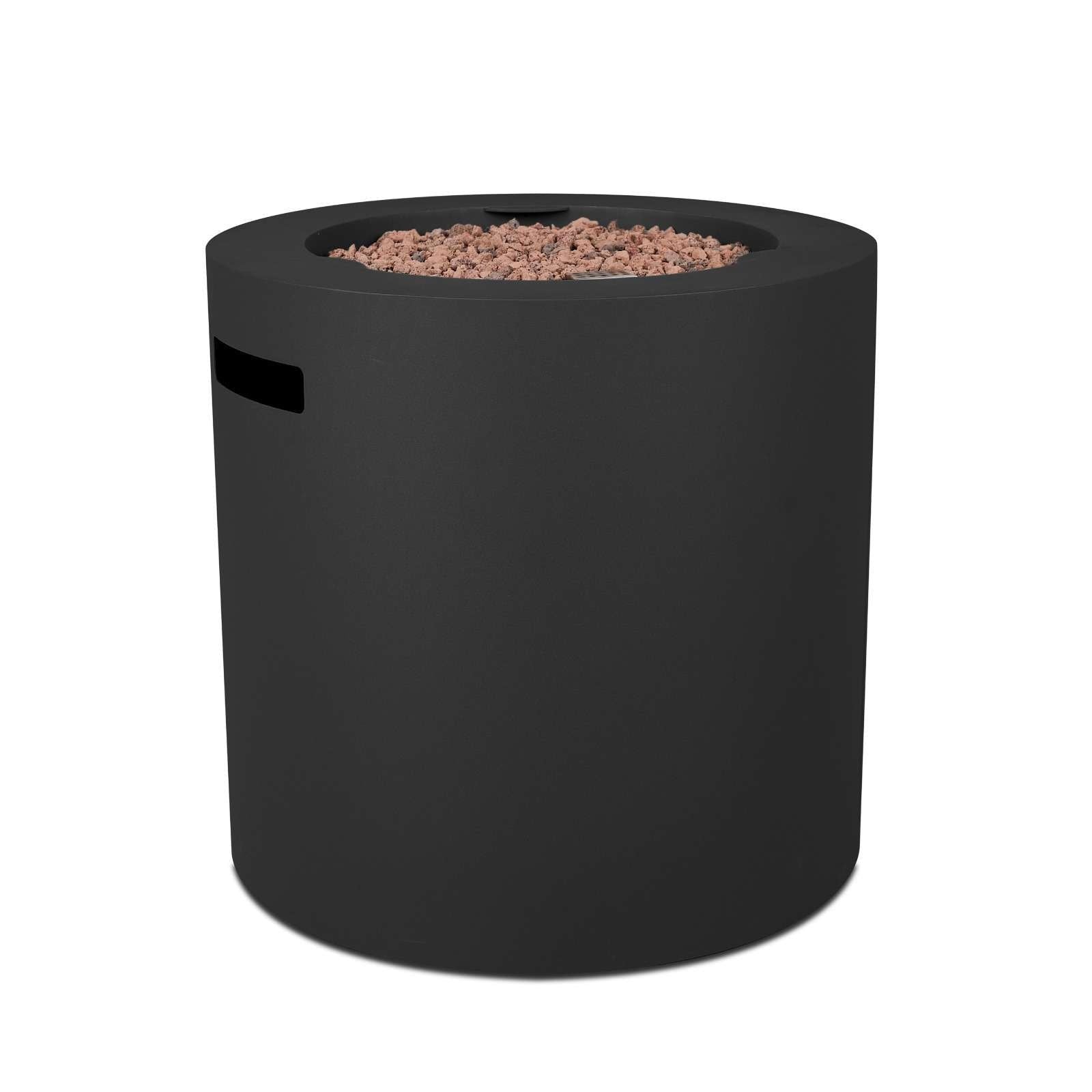 Steel Propane Fire Pit Hidden Tank in Black, 24-in X8D5 - product image 1