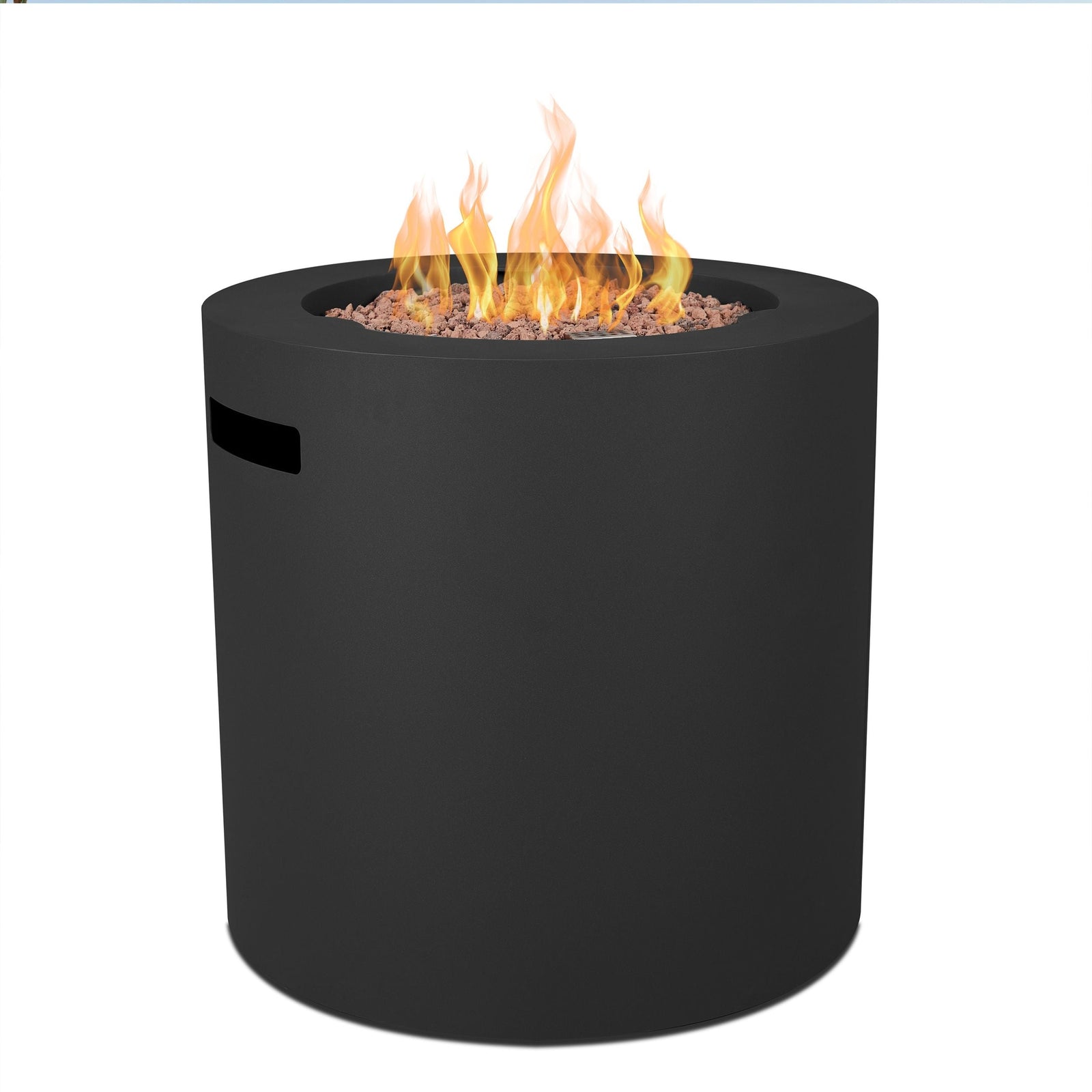 Steel Propane Fire Pit Hidden Tank in Black, 24-in X8D5 - product image 5