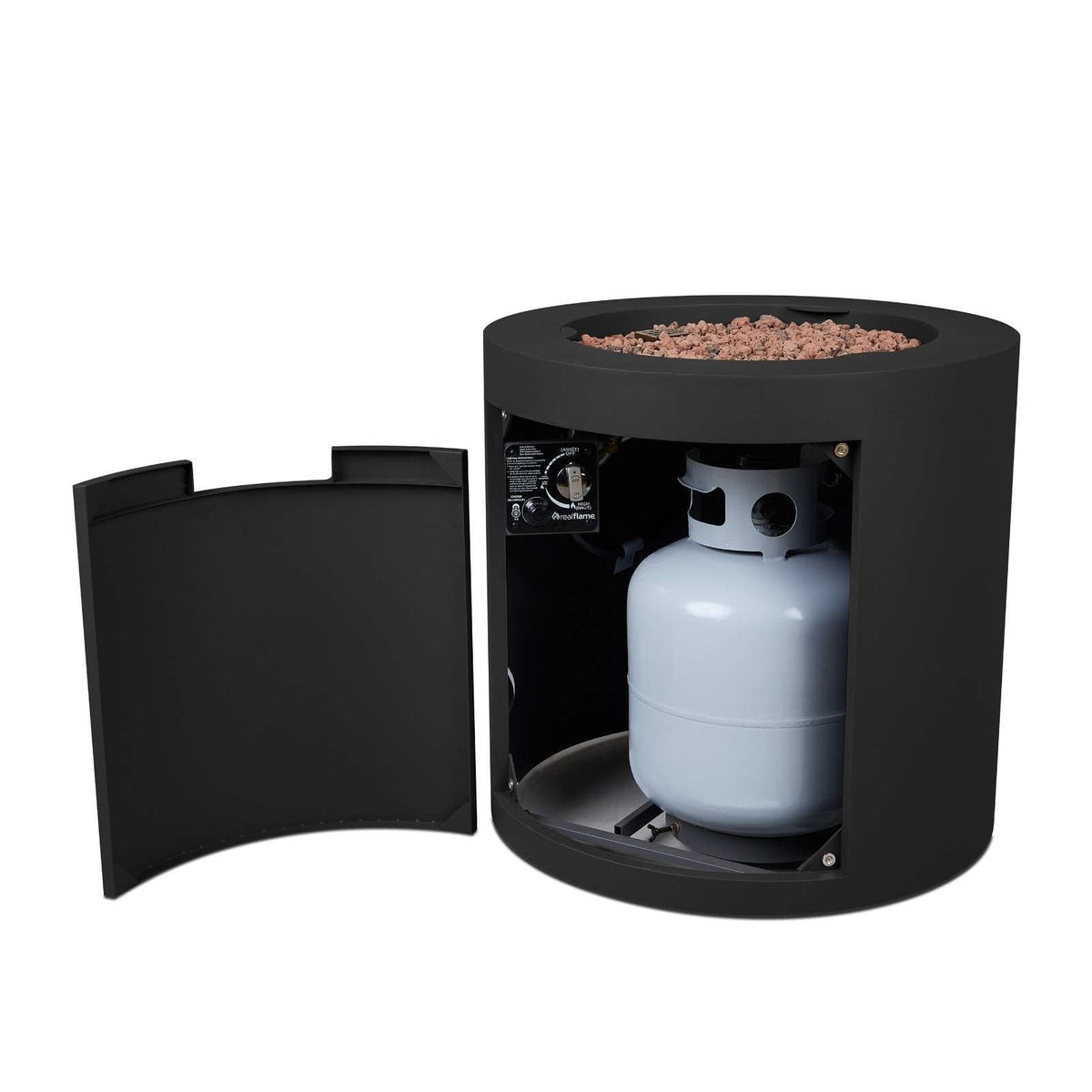 Steel Propane Fire Pit Hidden Tank in Black, 24-in X8D5 - product image 7