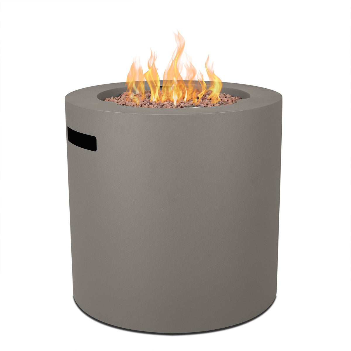 Steel Propane Fire Pit Hidden Tank in Mist Gray, 24-in B7S3 - product image 4