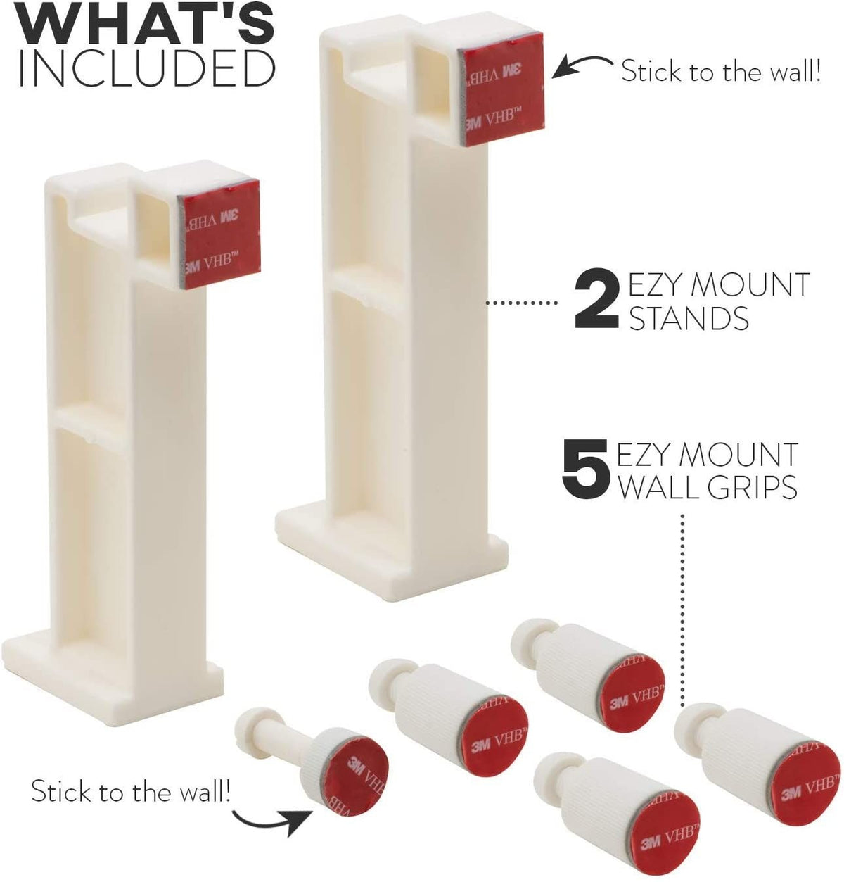 Heater Ezymount Drill-Less Mounting System, White U7L8 - product image 2
