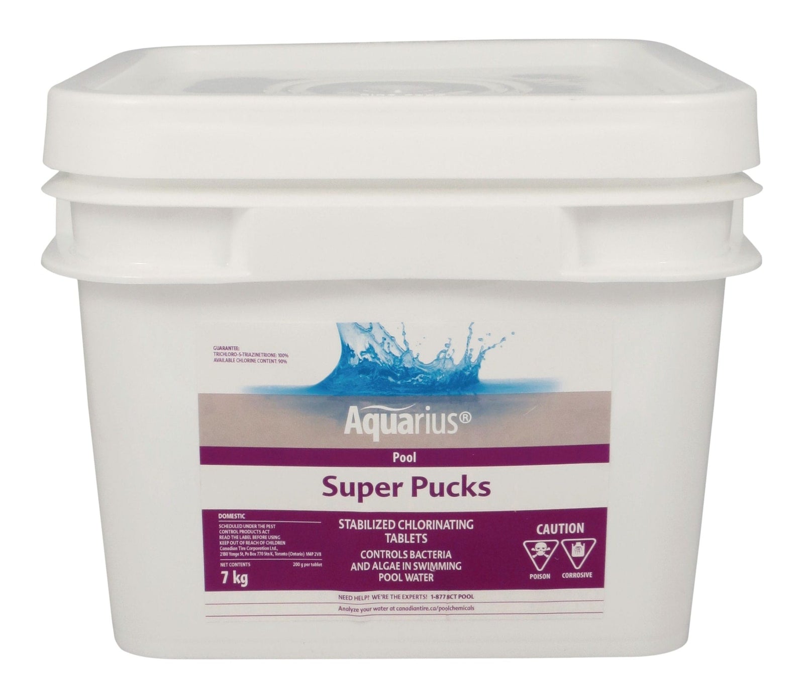 Super Pucks - Stabilized Pool Chlorine Pucks, 7-kg R6H3 - product image 1