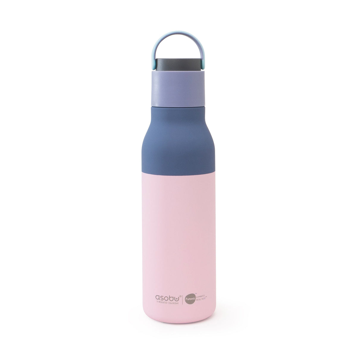 Metro Ceramic Water Bottle, 22-oz, Pastel Pink F5Q8 - product image 1