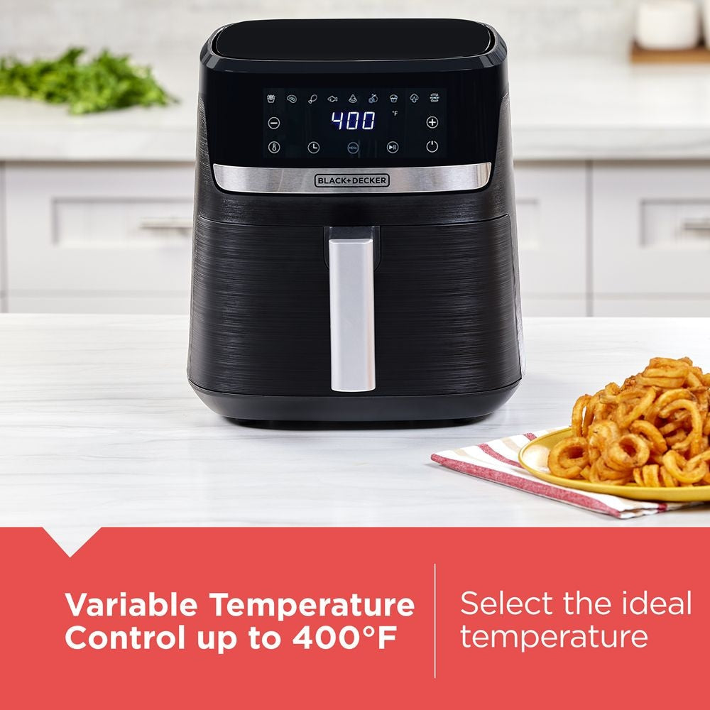 8-in-1 Digital Air Fryer with Non-Stick Cooking Basket, 6-qt Y7H3 - product image 6