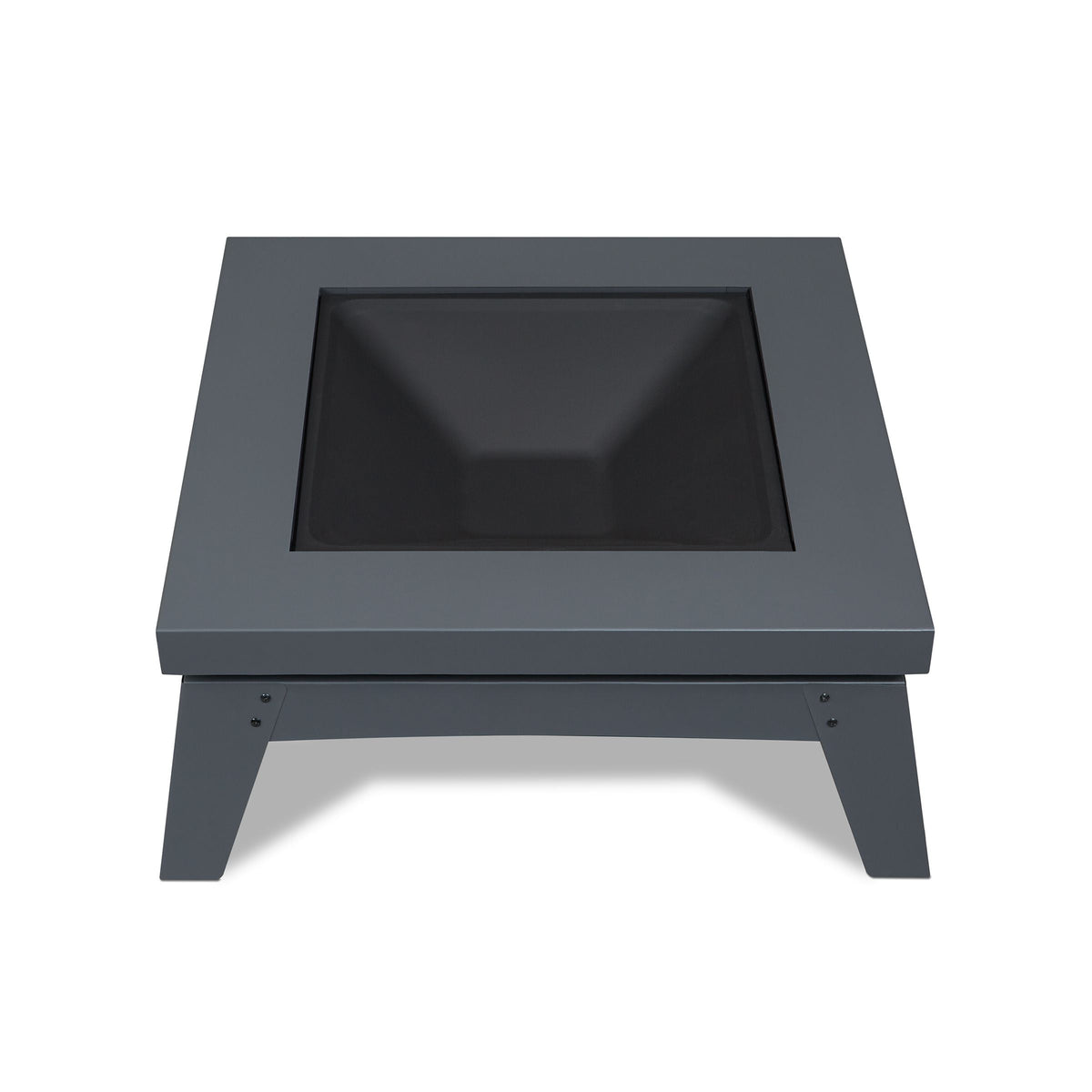 Square Steel Wood Burning Fire Pit in Gray, 37-in W1I6 - product image 3