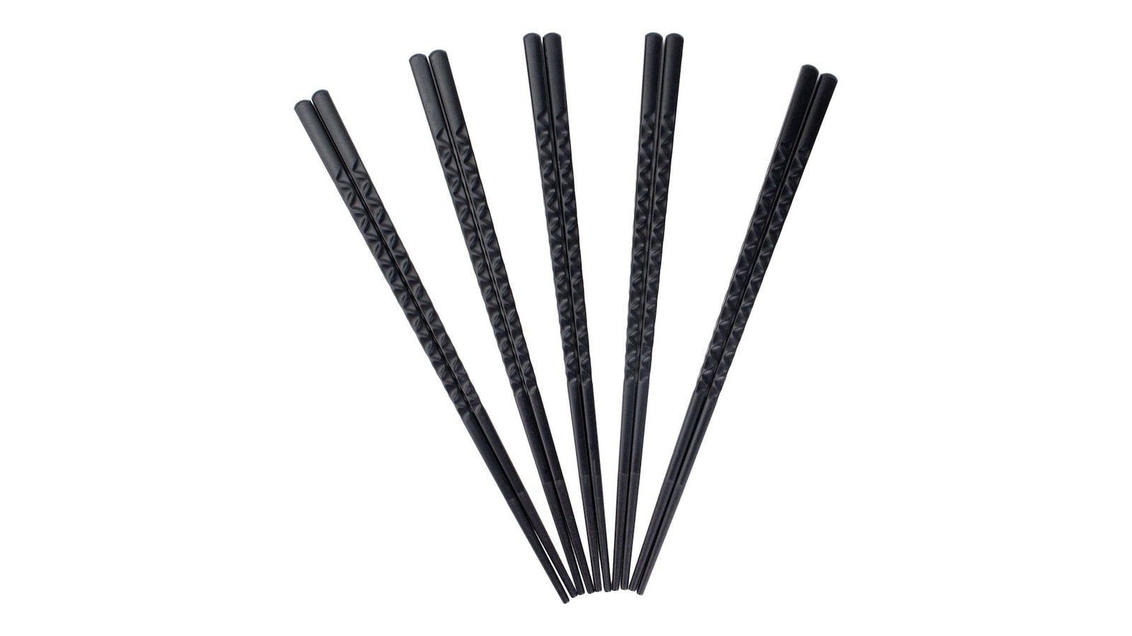 Black Dishwasher Safe Chopsticks, Serves 5, 10-pc U6O1 - product image 1