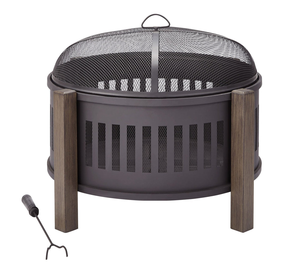 Campobello Round Wood Burning Outdoor Fire Bowl/Fire Pit, 31 x 24-in Q3X4 - product image 3
