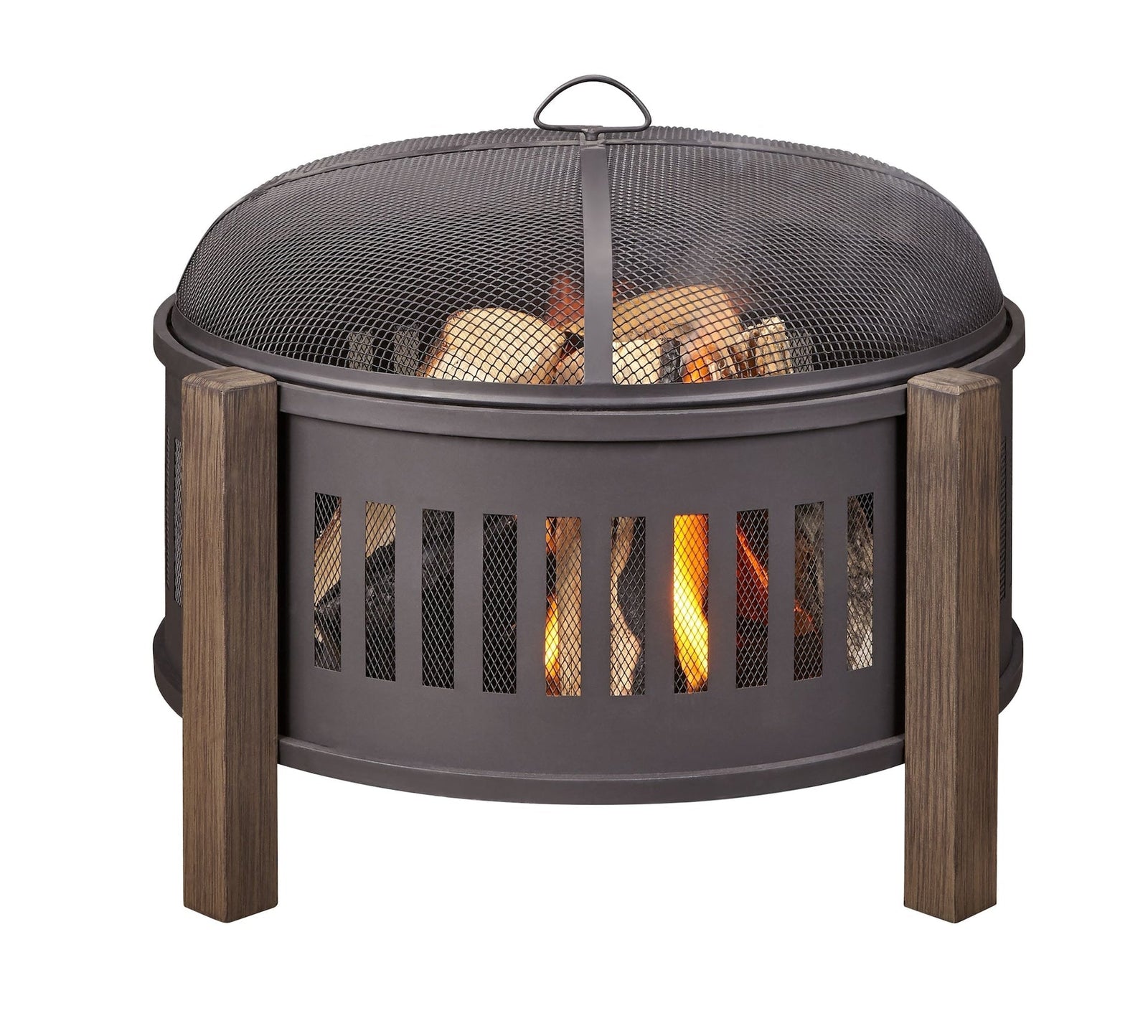 Campobello Round Wood Burning Outdoor Fire Bowl/Fire Pit, 31 x 24-in Q3X4 - product image 7