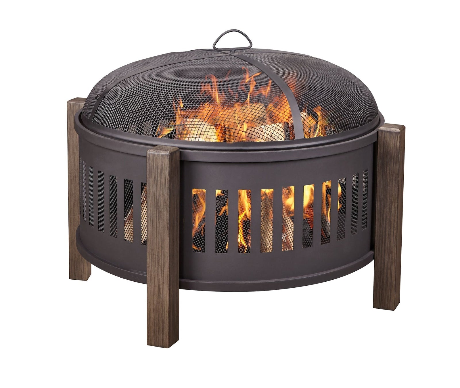Campobello Round Wood Burning Outdoor Fire Bowl/Fire Pit, 31 x 24-in Q3X4 - product image 8