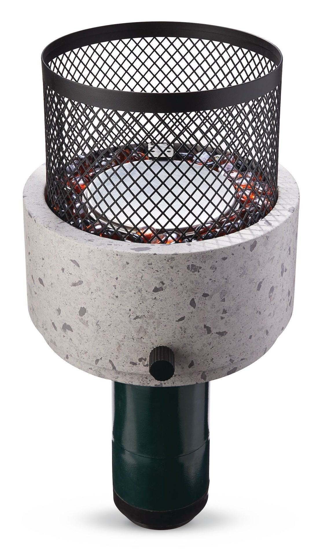 Cinder Round Outdoor Tabletop Gas Fire Pit, 11,000 BTU X8Y8 - product image 1