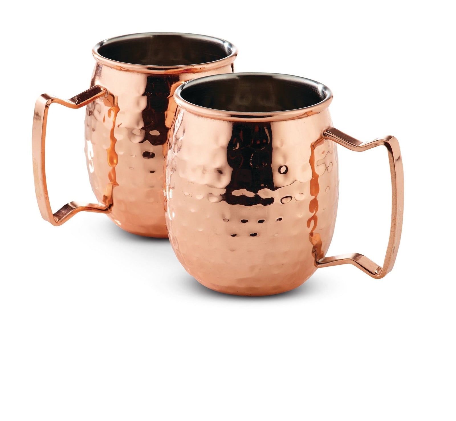Copper-Plated Stainless Steel Mug Set, 15-oz, 2-pc U2J5 - product image 1