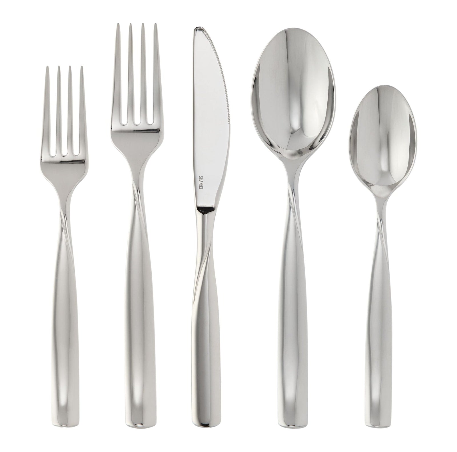 Enfield Twist Flatware Set, Stainless Steel, Serves 4, 20-pc L2O9 - product image 1