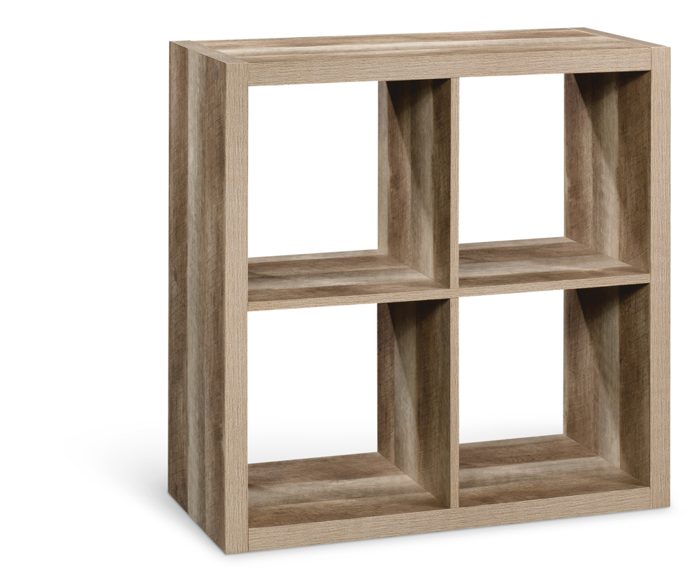 Fraser 4-Cube Storage Organizer, Bookcase/Bookshelf, Light Oak Finish B5T5 - product image 1