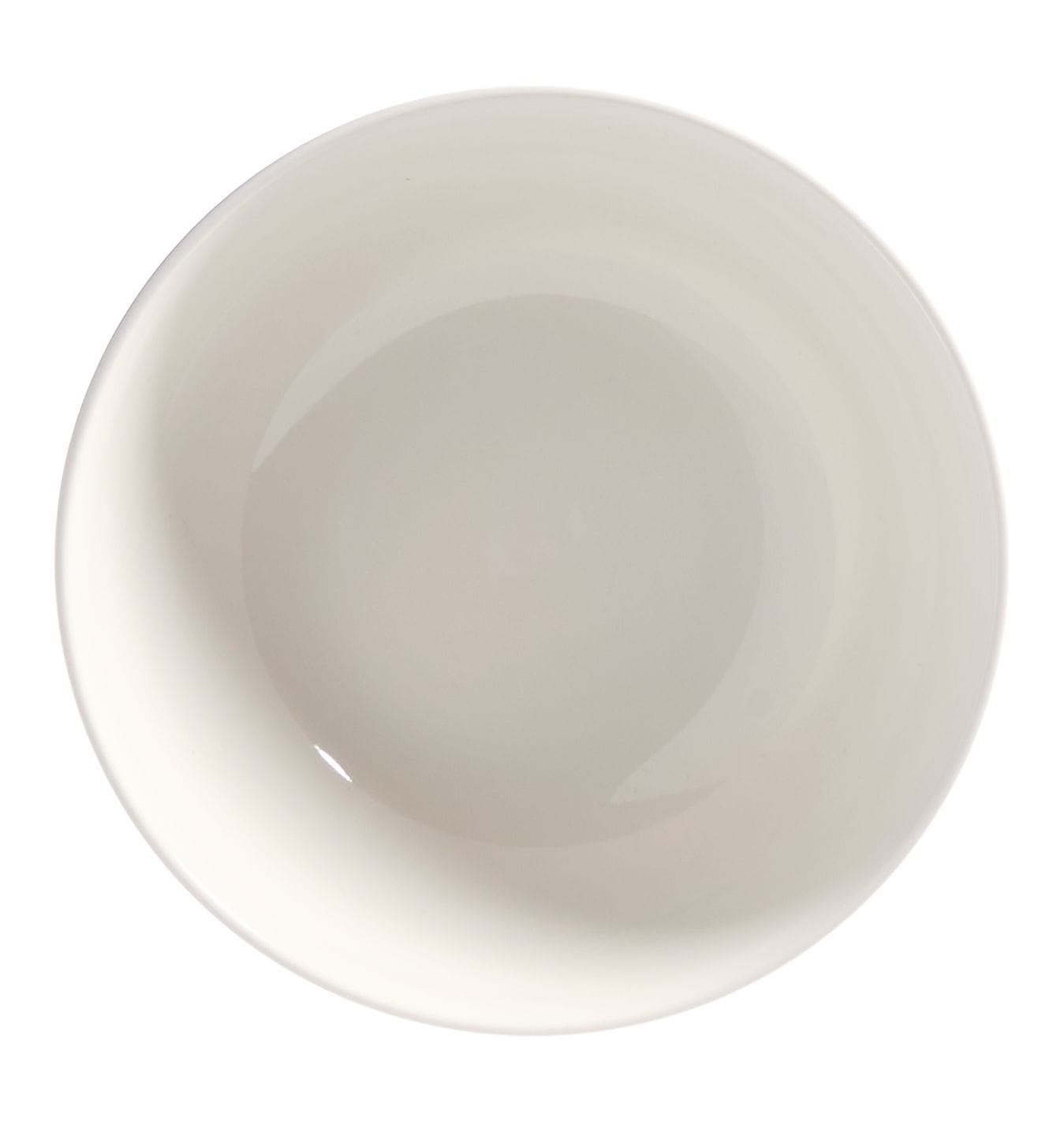 Highbury Ribbed New Bone Low Bowl, 1-pc, White T4M6 - product image 2