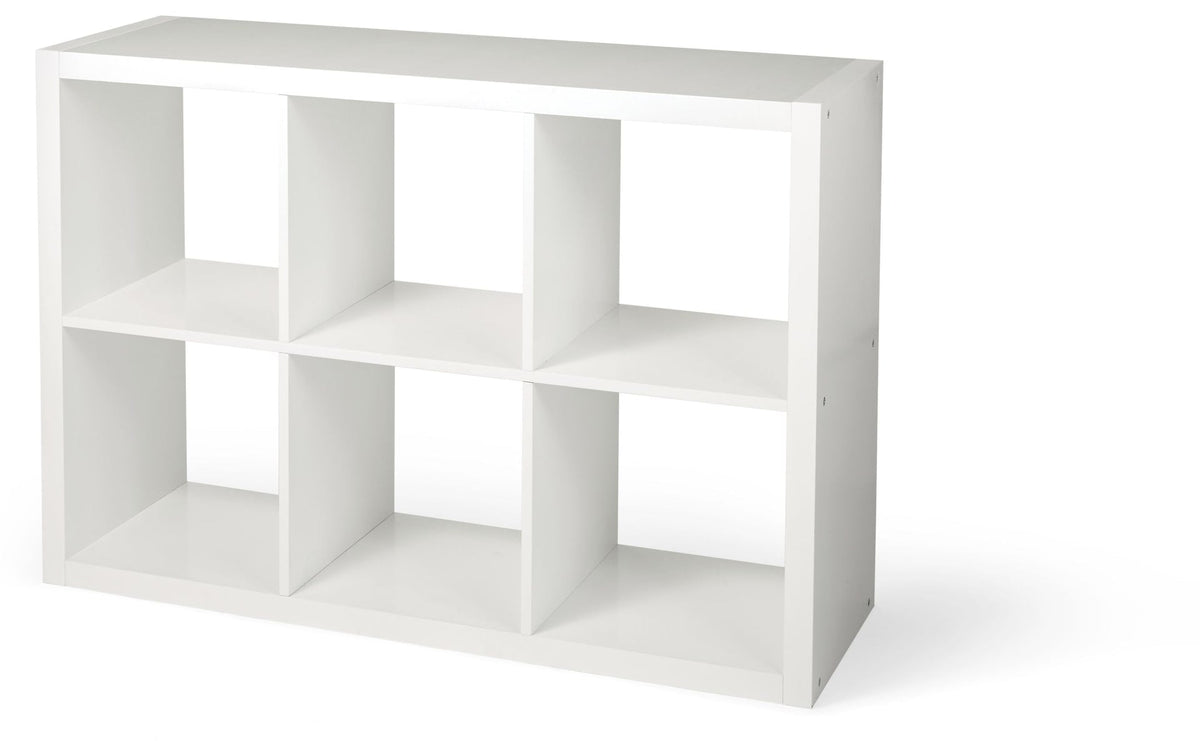 Invermere 6-Cube Storage Organizer, Bookcase/Bookshelf, White H0P1 - product image 1