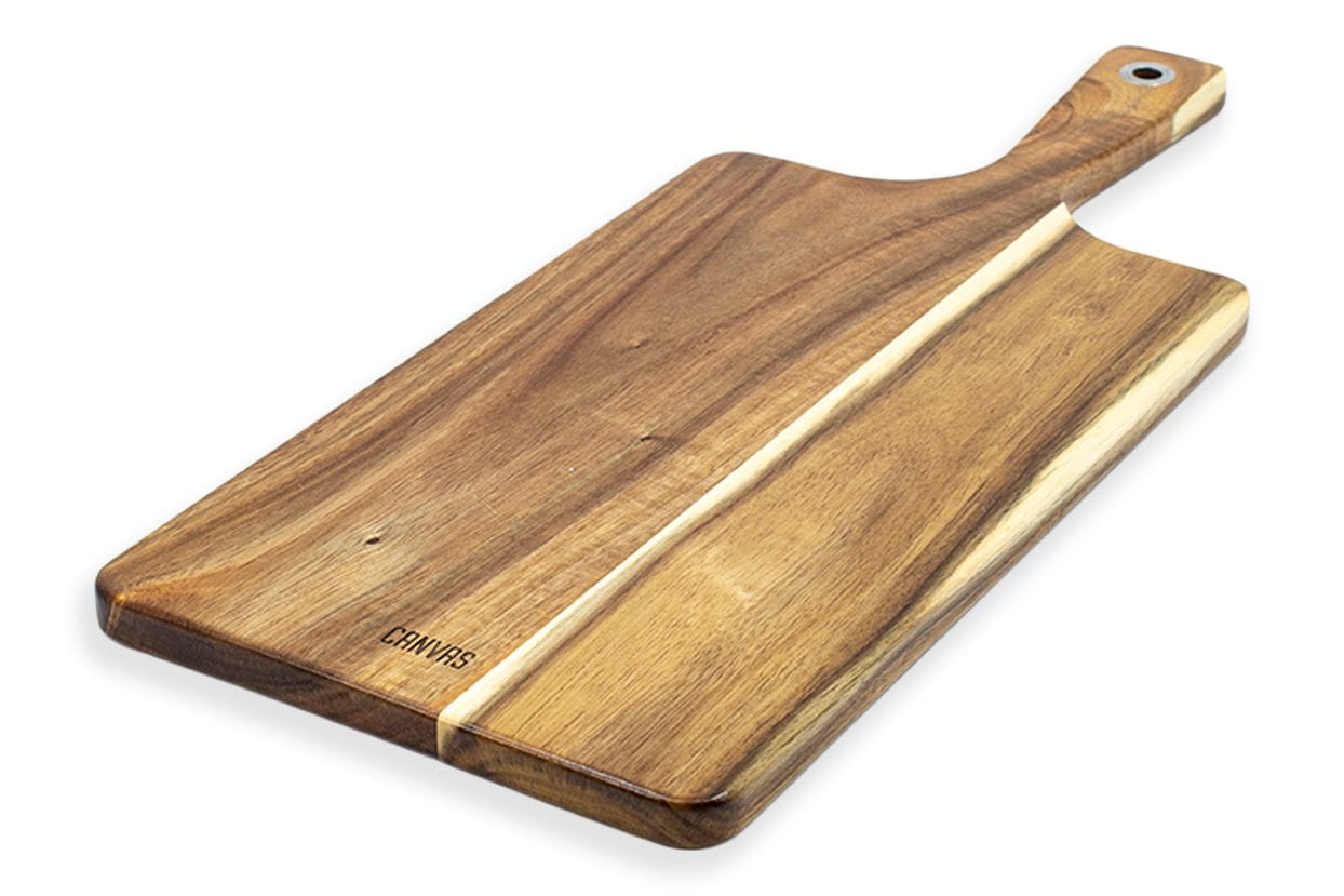 Long Acacia Wood Serving Paddle with Handle, 17.5-in M9P6 - product image 1