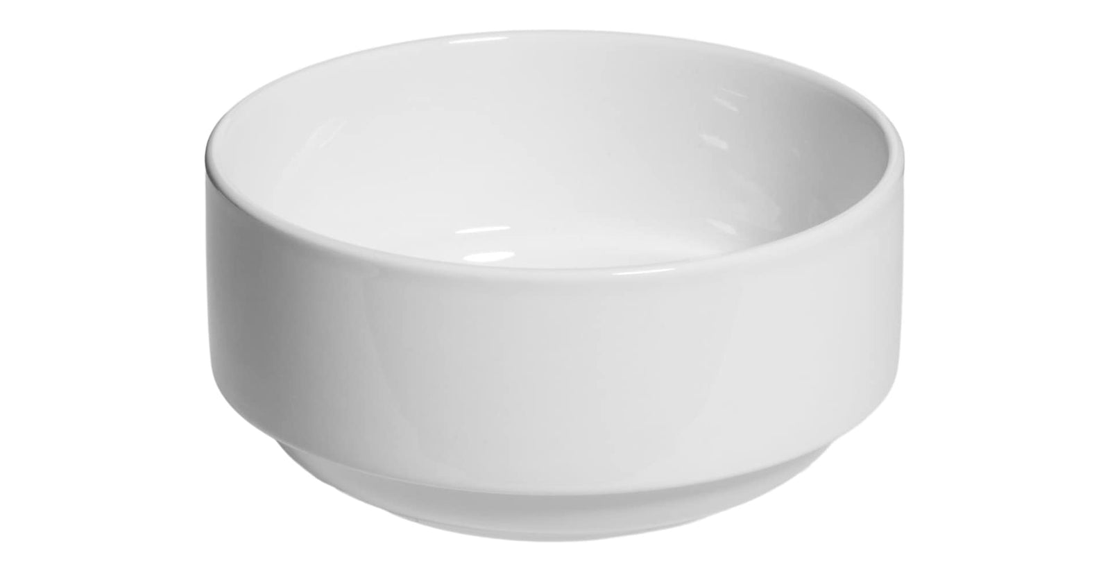 Modern Edge Porcelain All Purpose Bowl, 5-in, White E5M6 - product image 1
