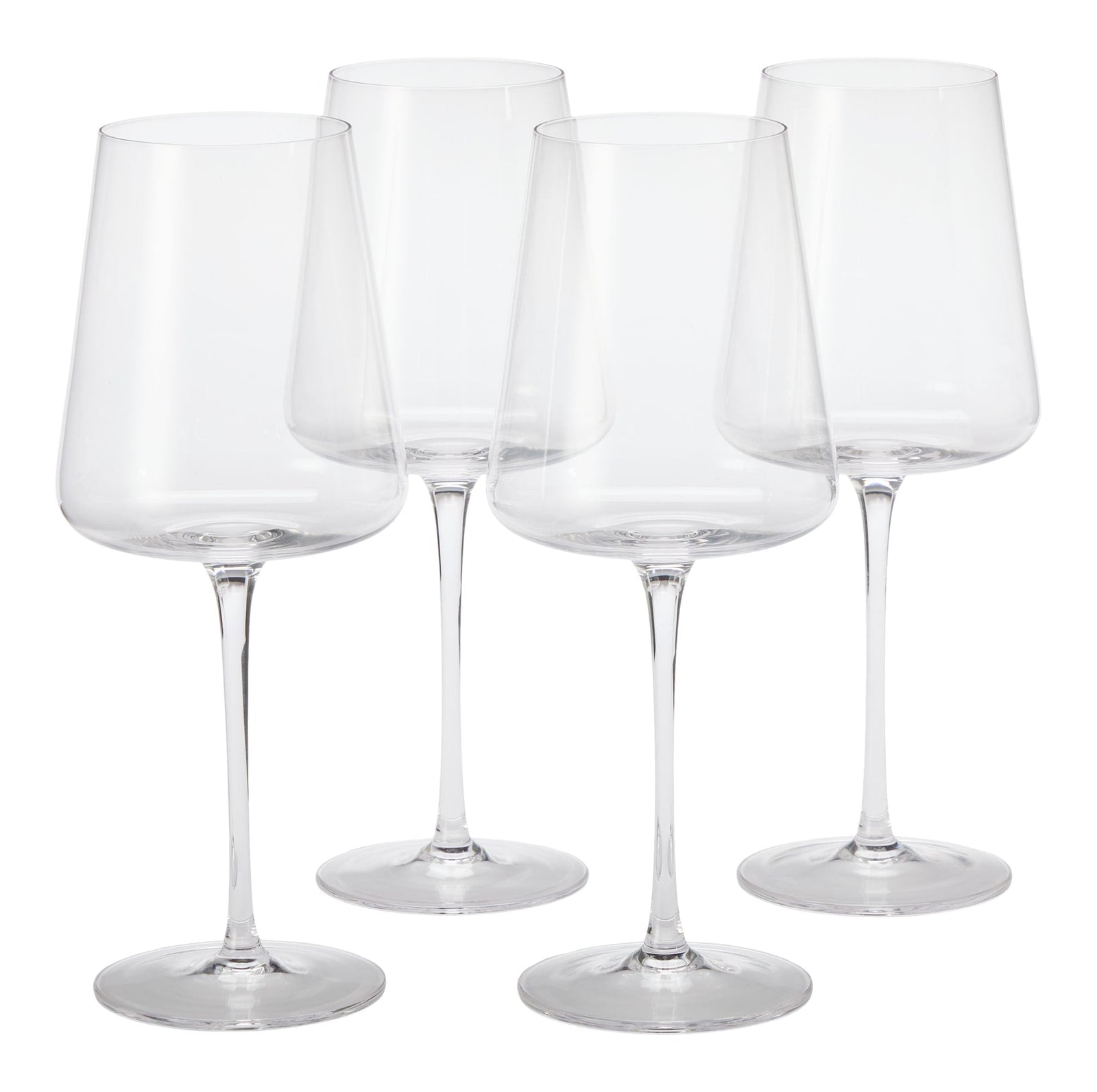 Modern Lead-Free Stemmed Wine Glass Set, 4-pk T1Q5 - product image 1