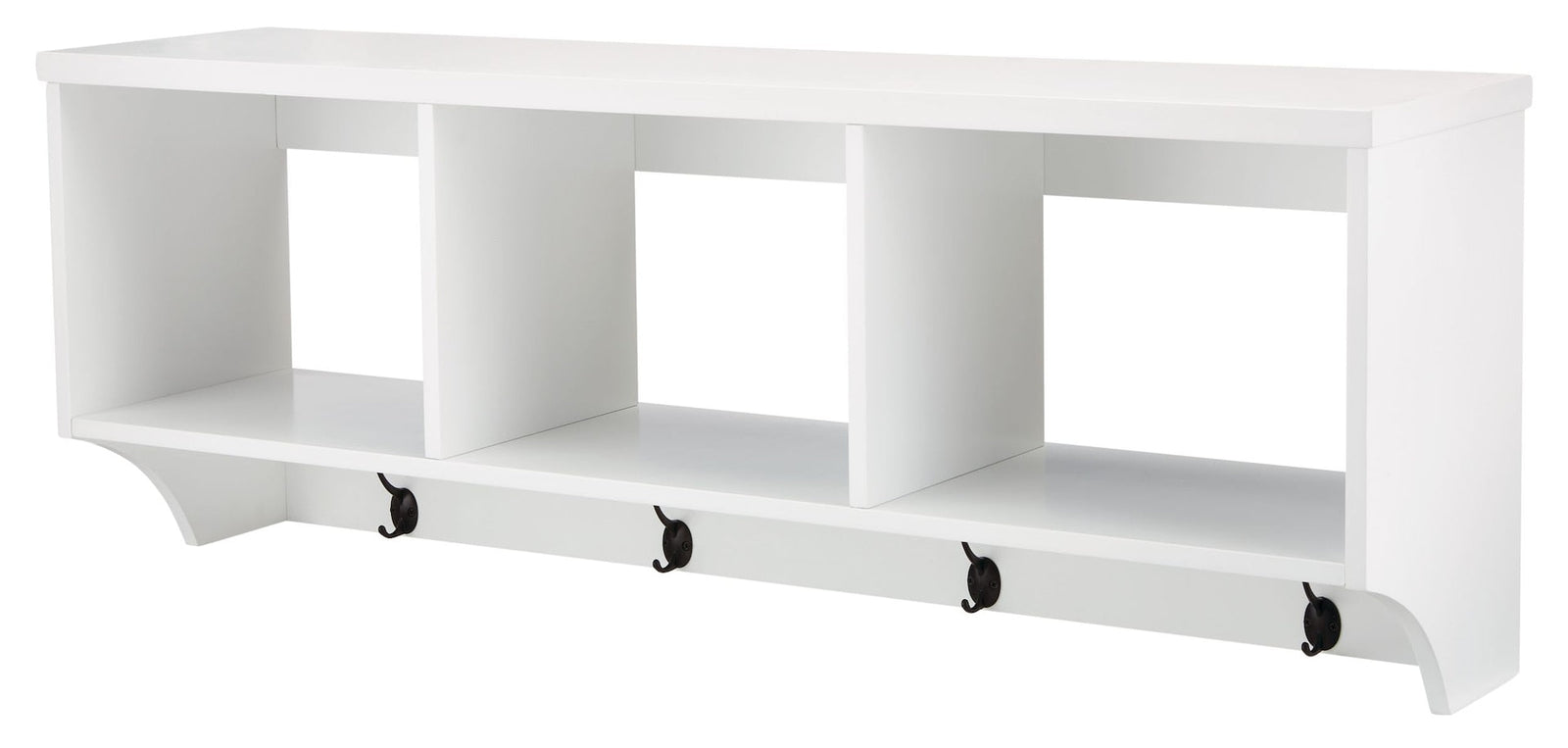 Overbrook Entryway Wall-Mount Organizer, White J0W6 - product image 1