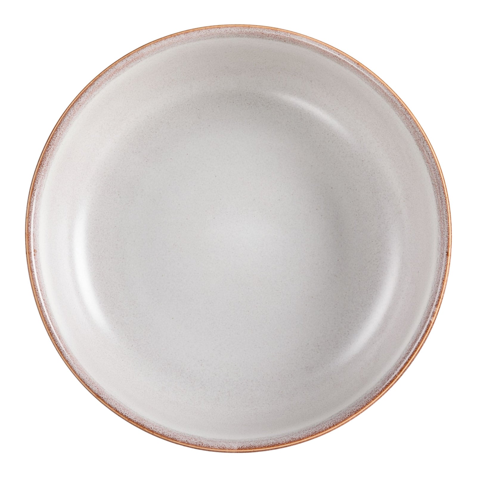 Reactive Glaze Dinner Bowl, 1-pc, White with Reactive Glaze J5S9 - product image 2