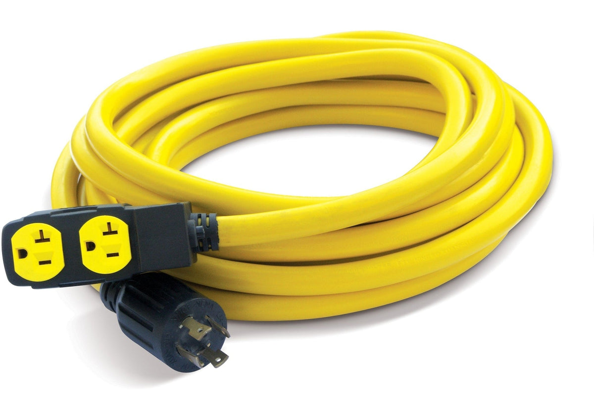 Power Equipment 30A, 250V Flat Generator Extension Cord, 25-ft X4S3 - product image 1