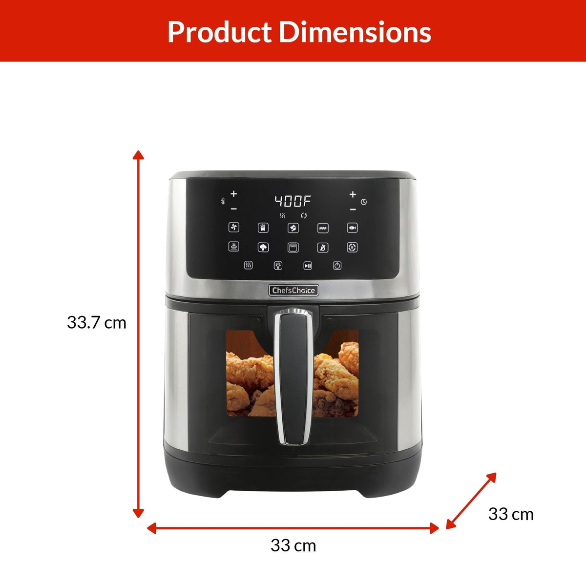 Air Fryer with LED Touchscreen Display, 7-qt K9I0 - product image 2