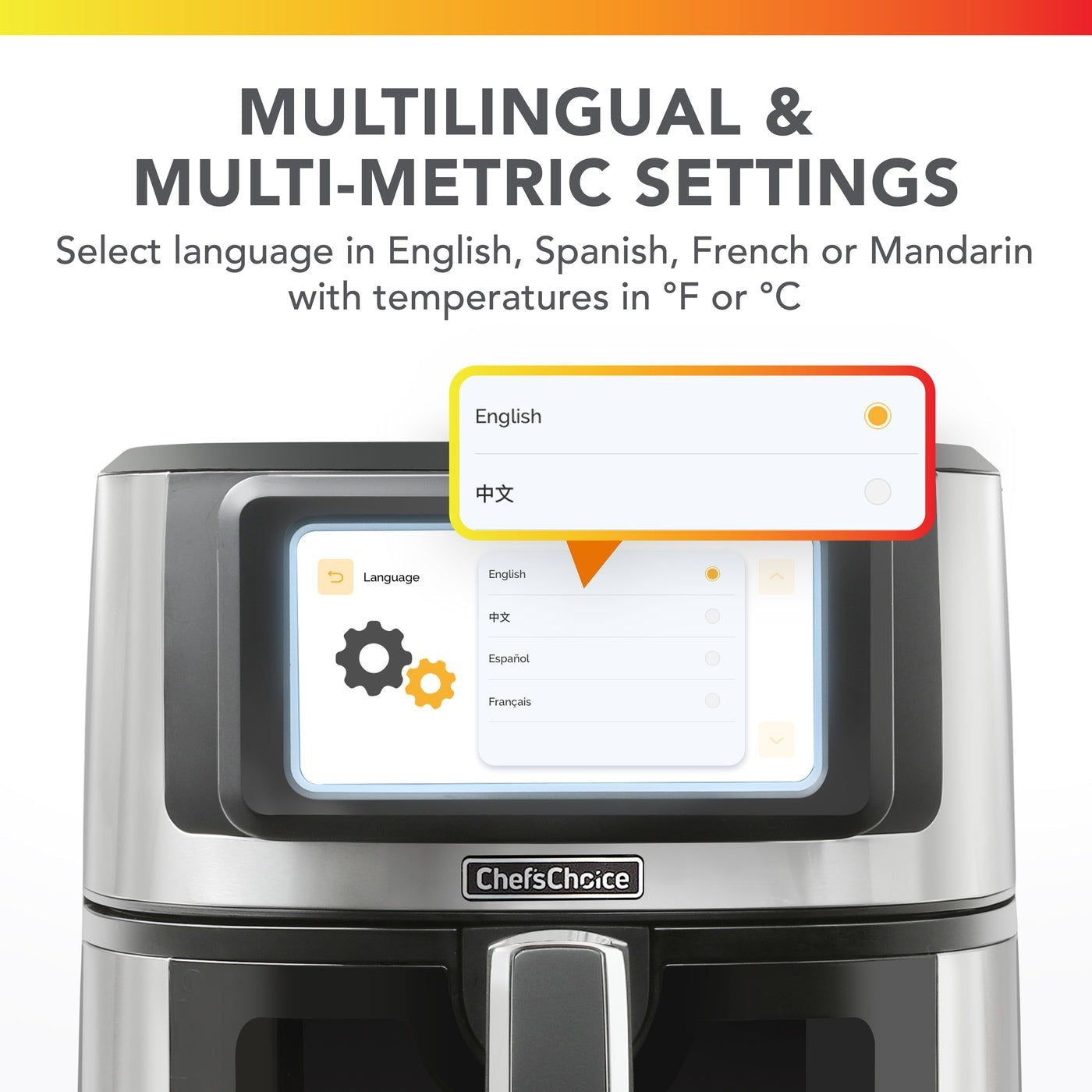 Air Fryer with TFT Touchscreen Display, 7-qt S9N3 - product image 4