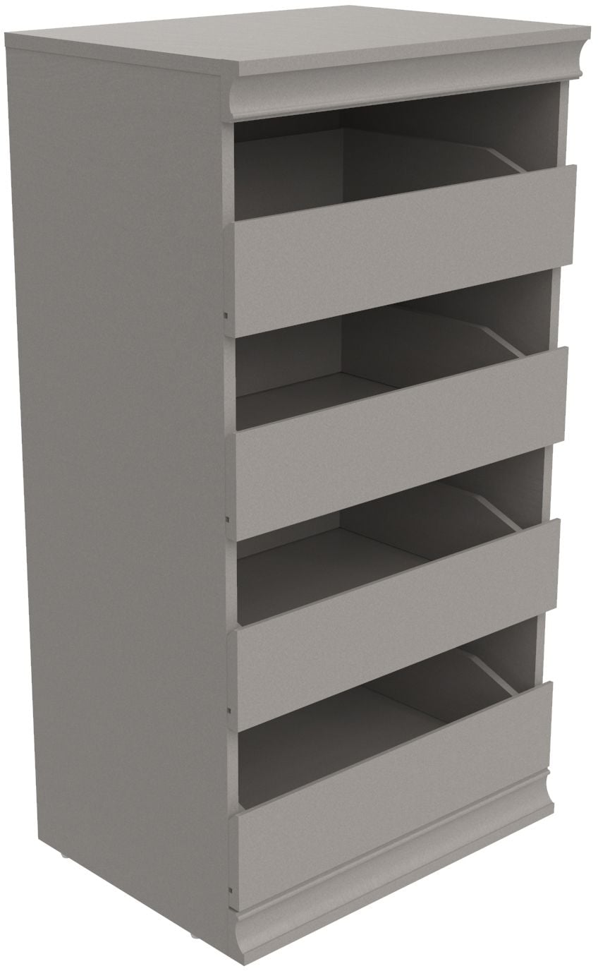 Modular Stackable 4-Drawer Closet Storage Unit, Taupe P8A5 - product image 1