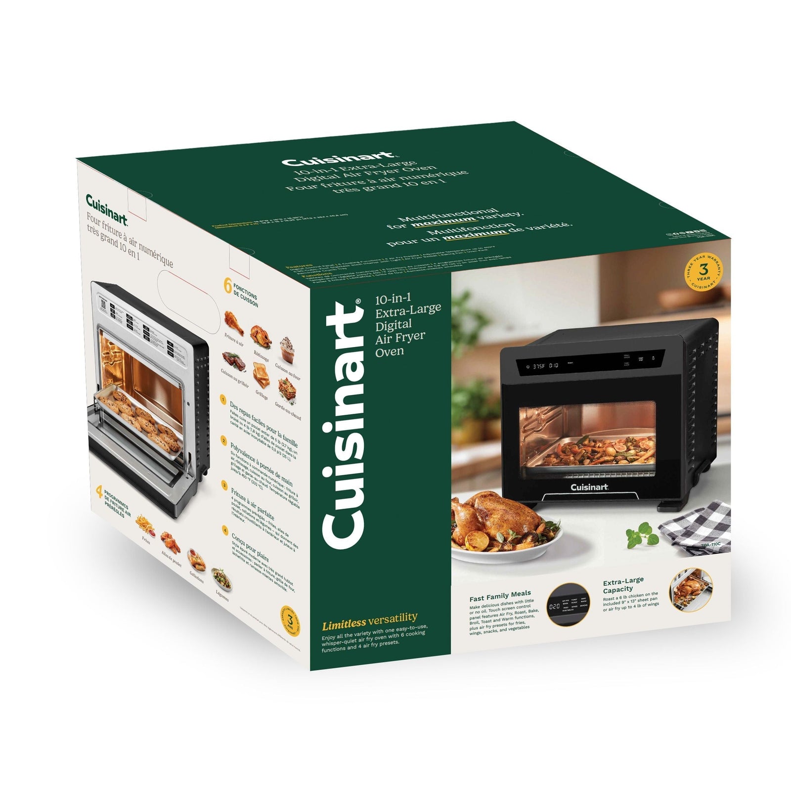 Air Fryer Toaster Oven with Double Layer Door, 26-L F7G3 - product image 2