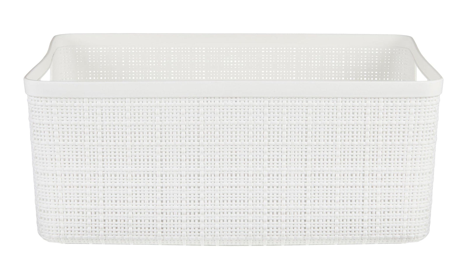 Medium Jute Weave Nesting Storage Basket, White R6C9 - product image 1