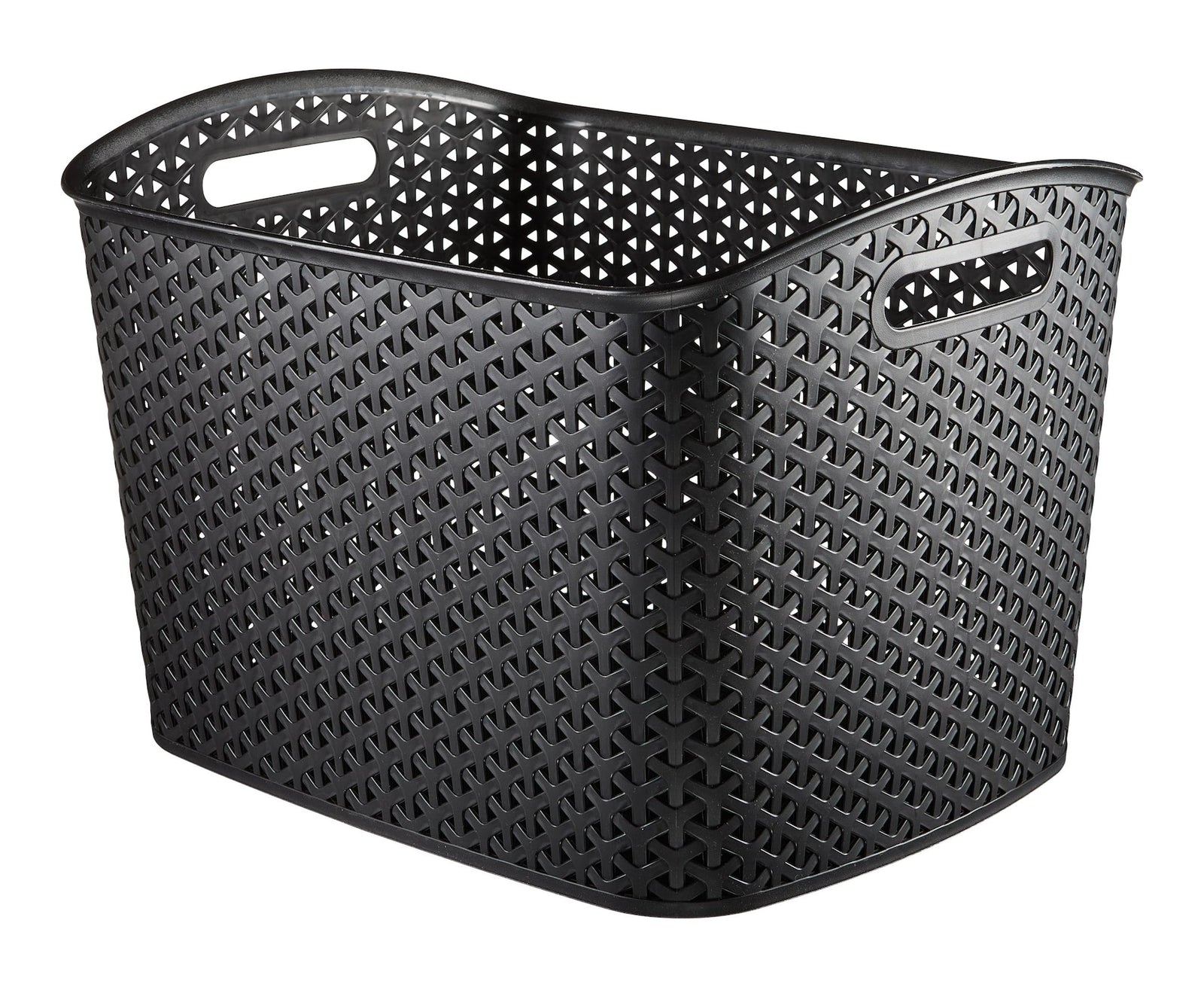 My Style Extra Large Woven Storage Basket, Black C3S1 - product image 1