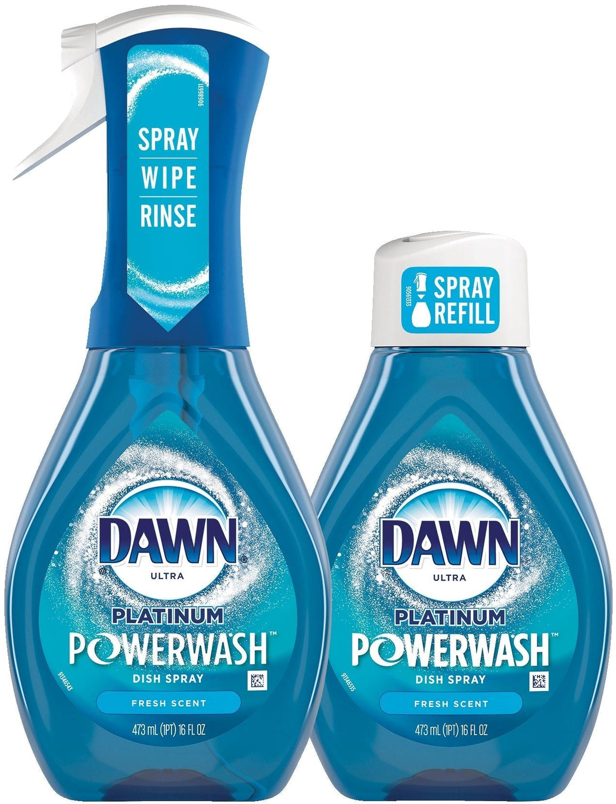 Platinum Powerwash Dish Spray, Fresh Scent Bundle, 1 Starter-Kit D8B4 - product image 2