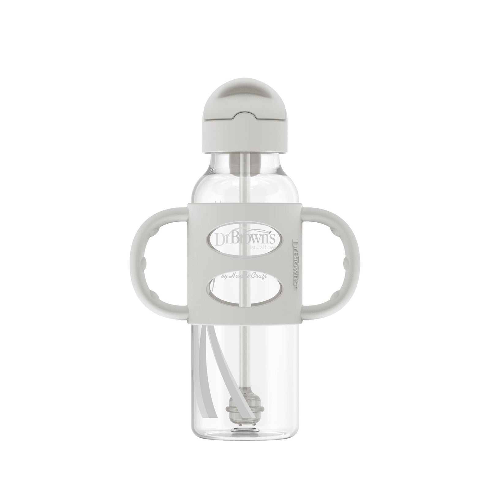 Milestones Narrow Sippy Straw Bottle with Handles, 8-oz W7A3 - product image 1