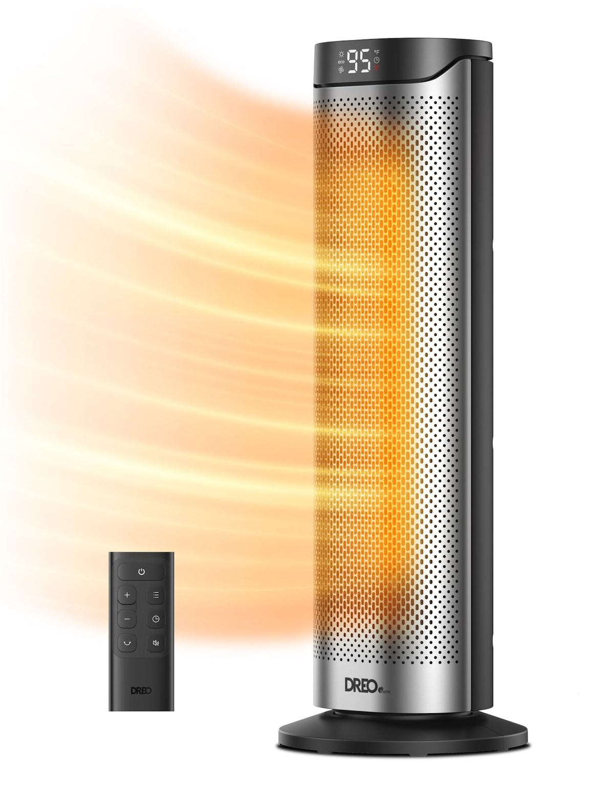Home 1500W PTC Convection Oscillating Ceramic Electric Tower Heater, 23-in U9W9 - product image 7