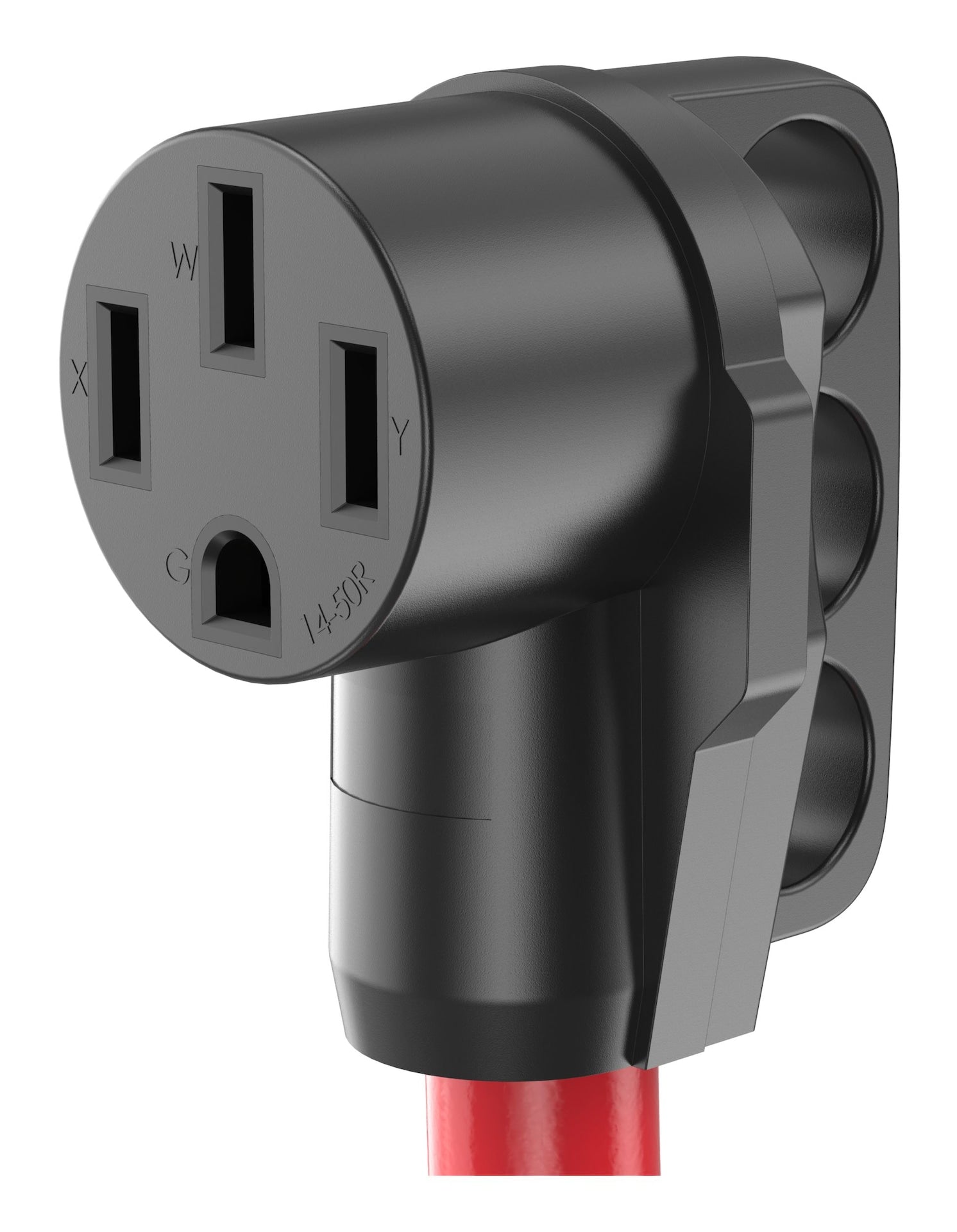 50A 25-ft Single-Outlet RV & EV Extension Cord, Red C3F2 - product image 2