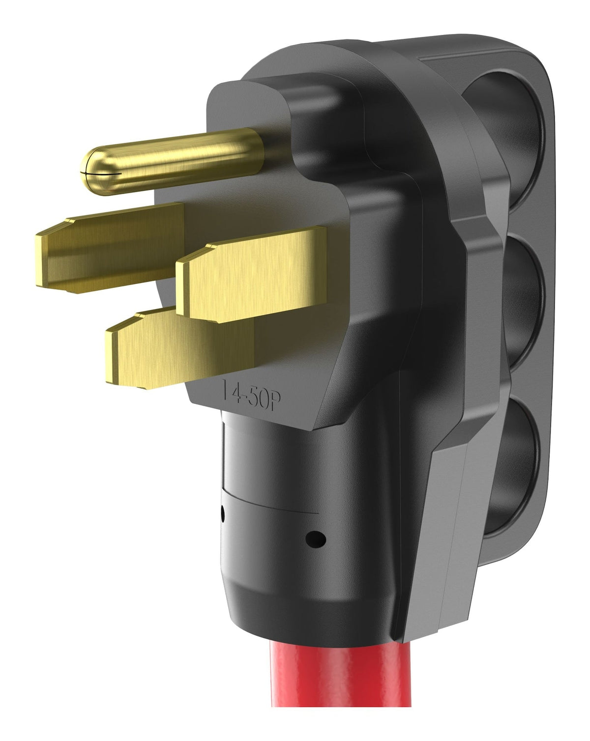 50A 25-ft Single-Outlet RV & EV Extension Cord, Red C3F2 - product image 3
