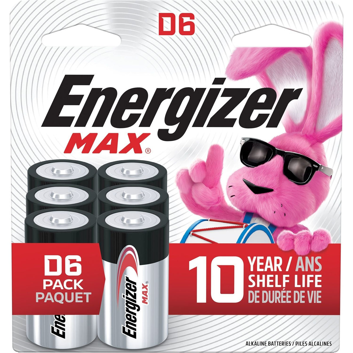 Alkaline D Battery, 6-Pack Z6N4 - product image 1