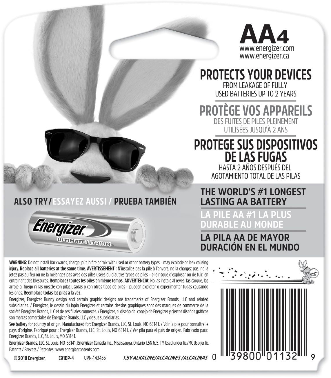 Max 4-pk AA Alkaline Batteries, Long Lasting, All Purpose T5S2 - product image 2