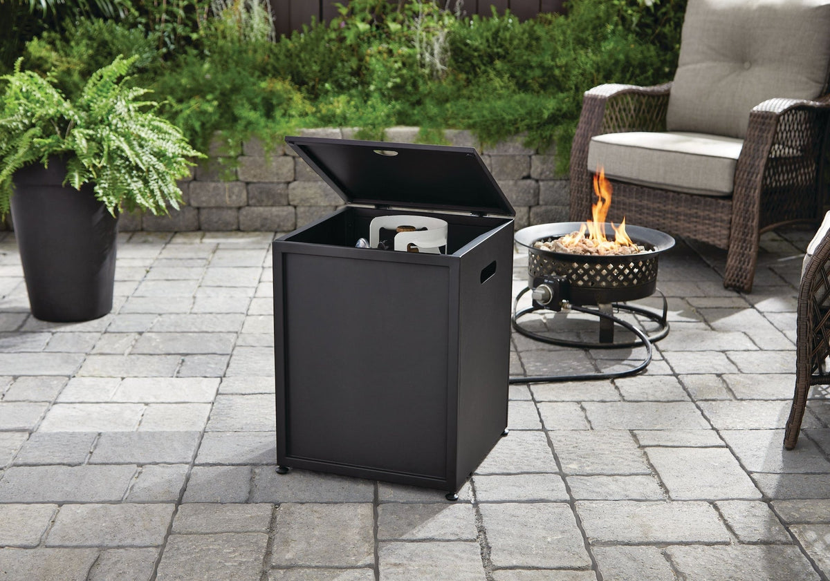 20lb Propane Tank Hideaway/Holder For Fire Pit Q6Y1 - product image 5