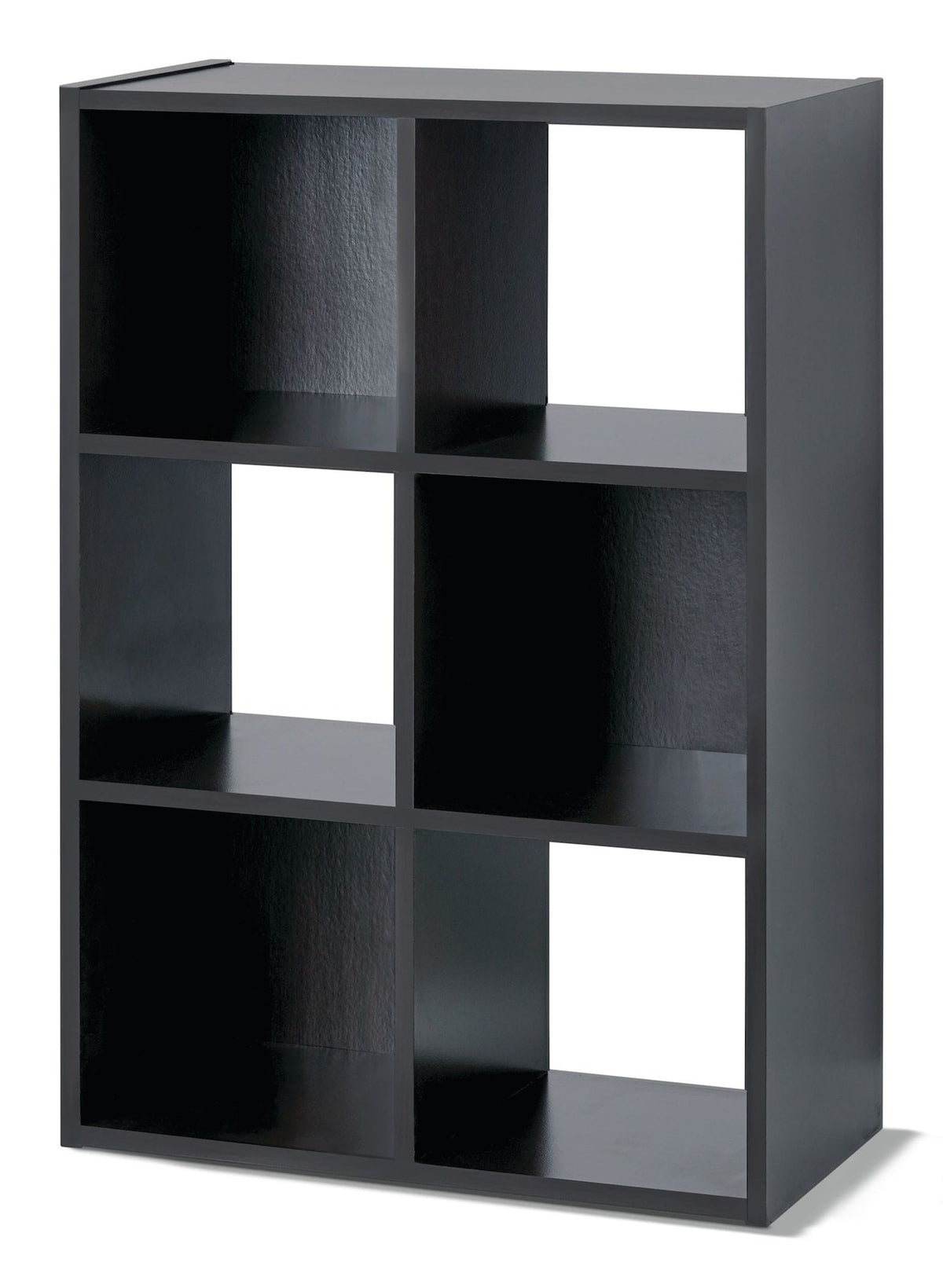 6-Cube Storage Organizer, Bookcase/Bookshelf, Dark Brown Finish P7M1 - product image 1
