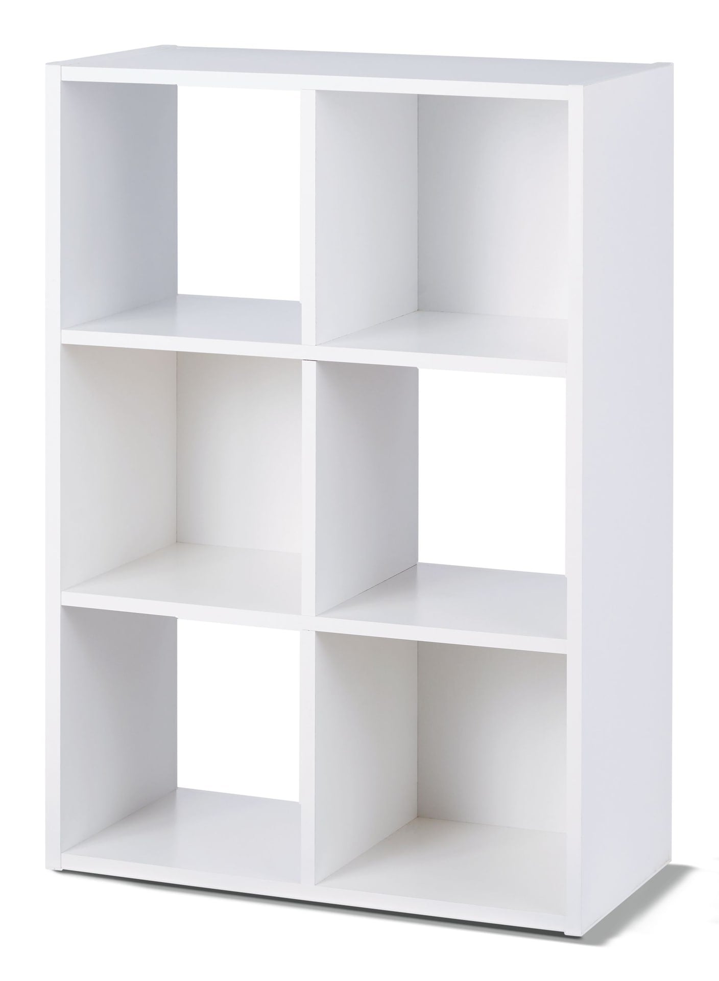 6-Cube Storage Organizer, Bookcase/Bookshelf, White J7K2 - product image 1