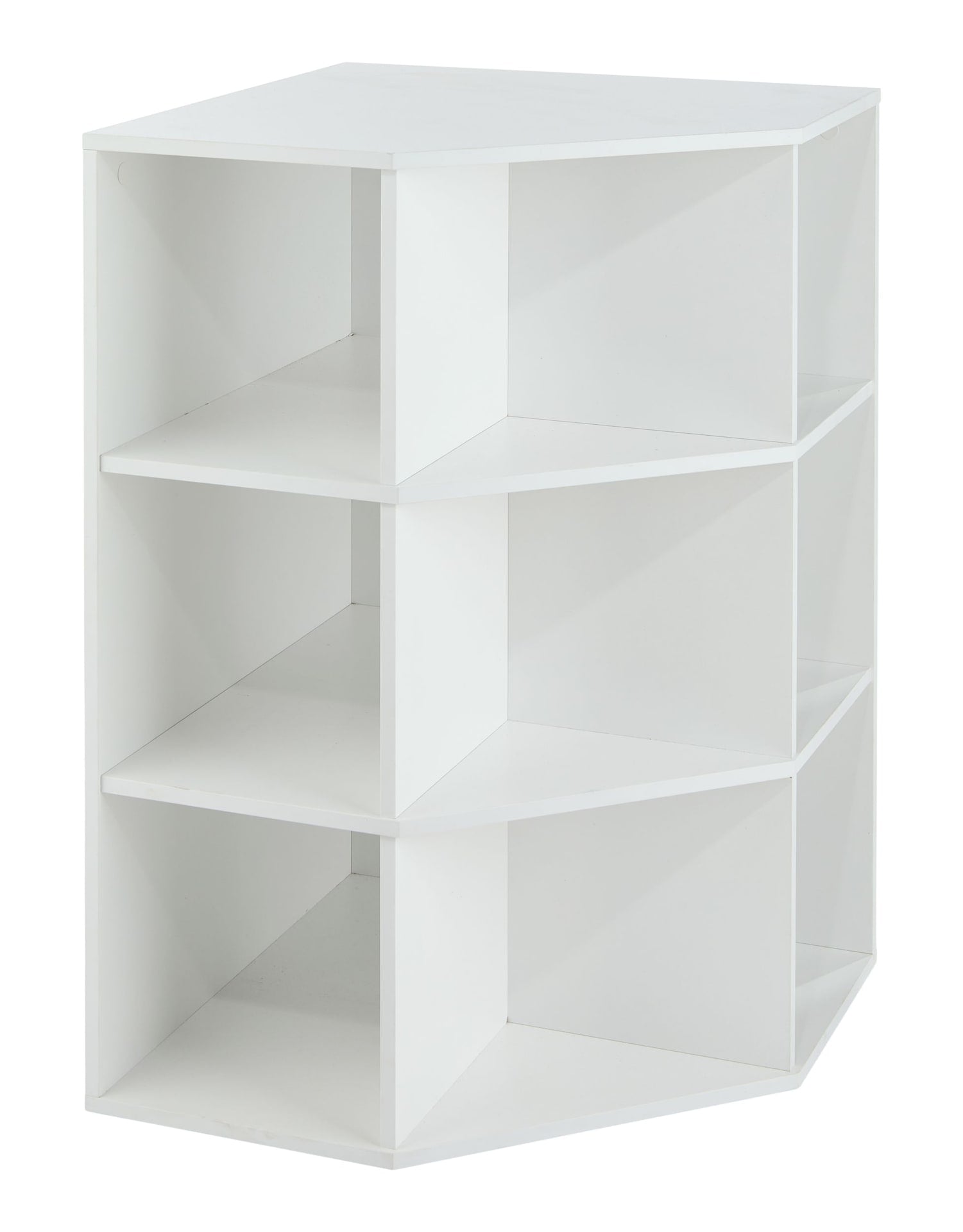 9-Cube Corner Unit Open Shelf Organizer, White X7U7 - product image 1