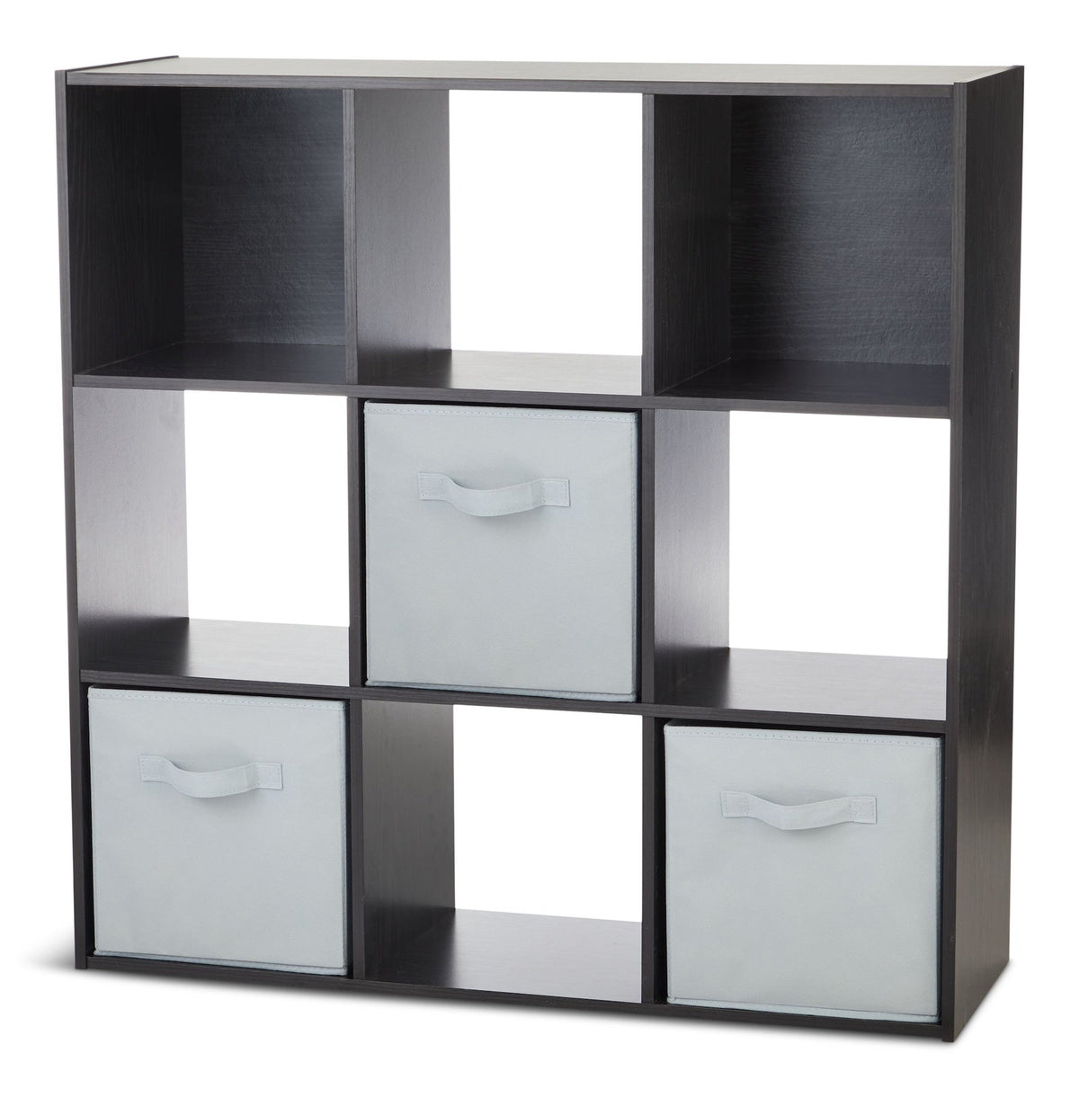 9-Cube Storage Organizer, Bookcase/Bookshelf, Black Oak Finish Z0X5 - product image 1