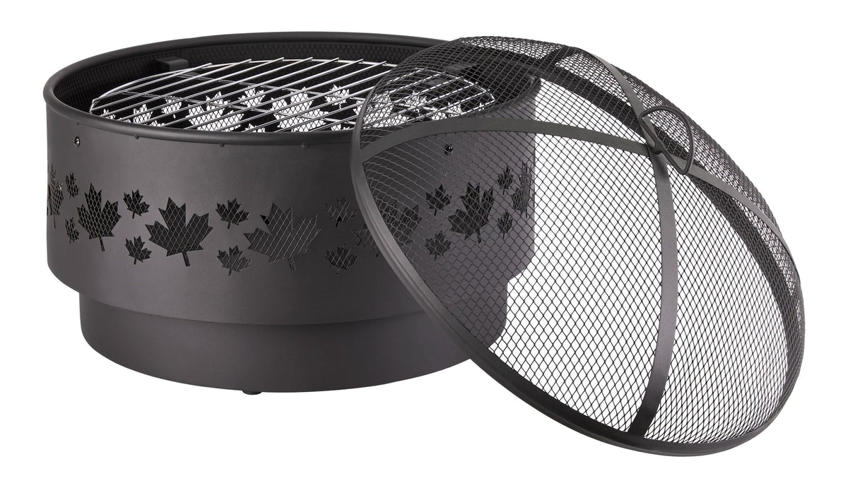 Brome Round Outdoor Wood Firepit, 24-in L5B1 - product image 6