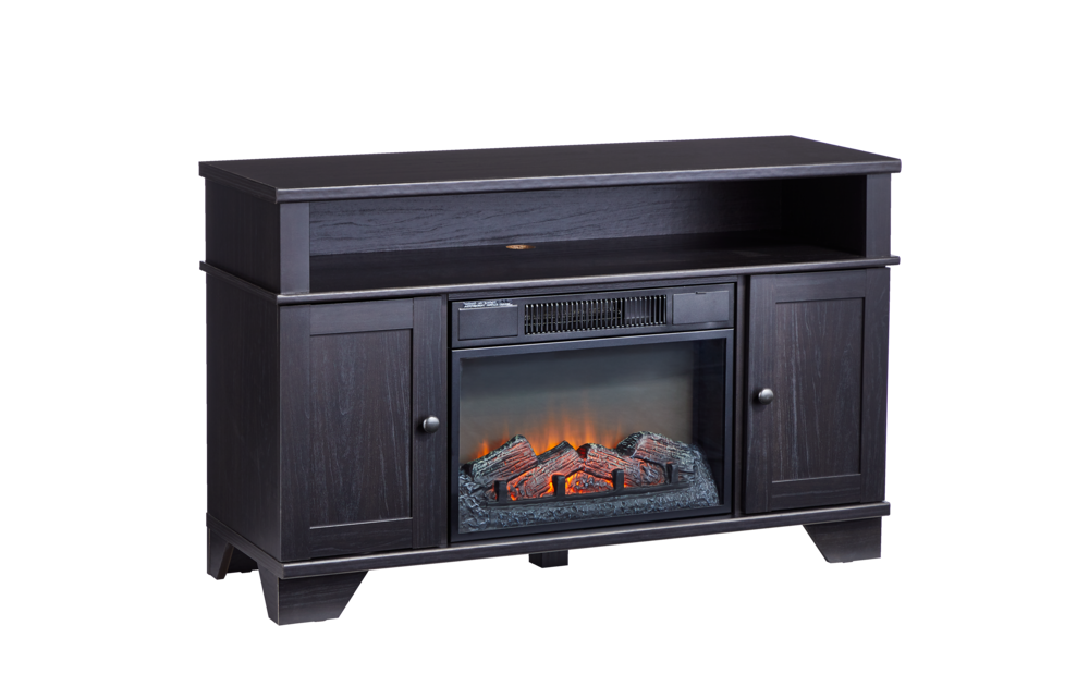 Hamilton Electric Fireplace TV Stand, 44.5-in, 1500W, Brown Cappucino T3U3 - product image 3