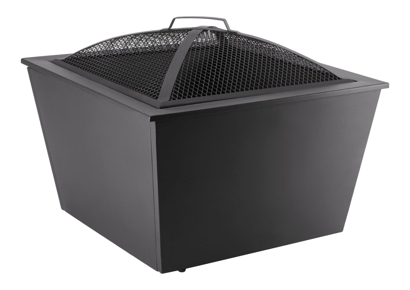Lyall Square Outdoor Wood Firepit, 20-in, Black P6N7 - product image 3