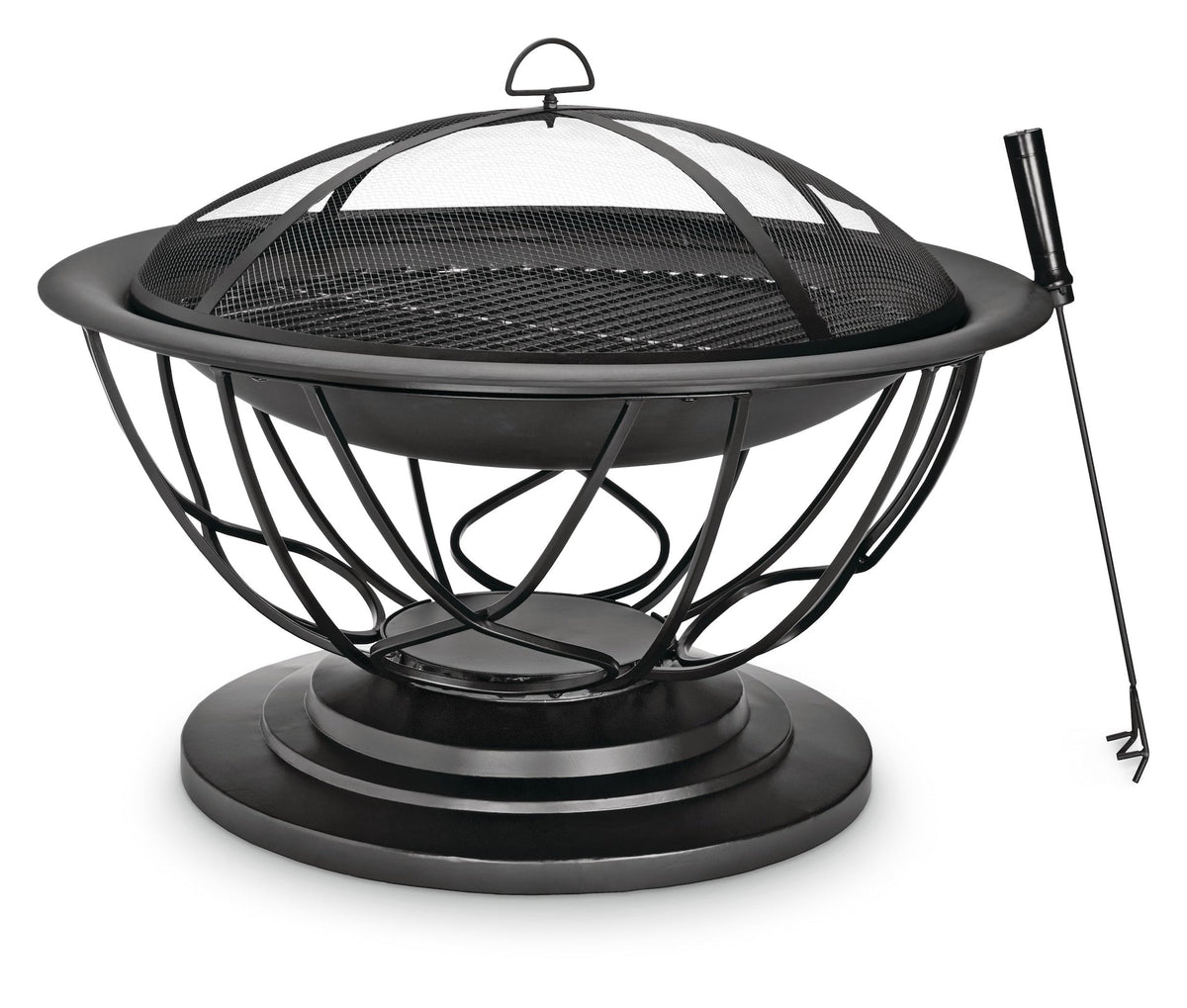 Savona Round Wood-Burning Outdoor Fire Bowl/Fire Pit, 29.5 x 20-in I6A7 - product image 1