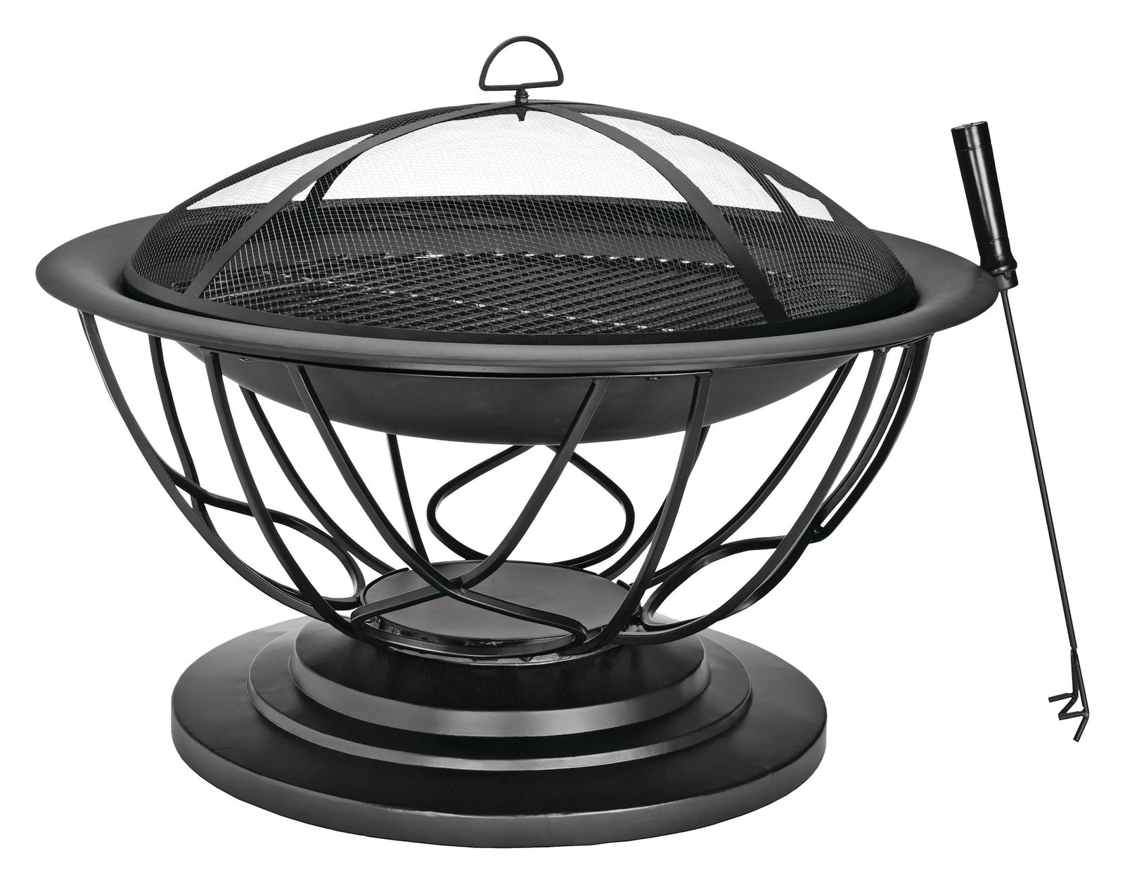 Savona Round Wood-Burning Outdoor Fire Bowl/Fire Pit, 29.5 x 20-in I6A7 - product image 3
